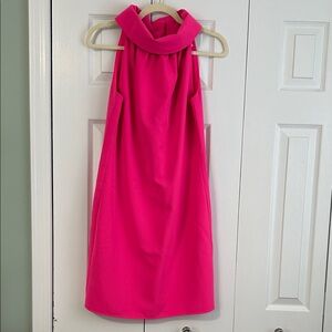 Sail to Sable Hot Pink Halter Dress